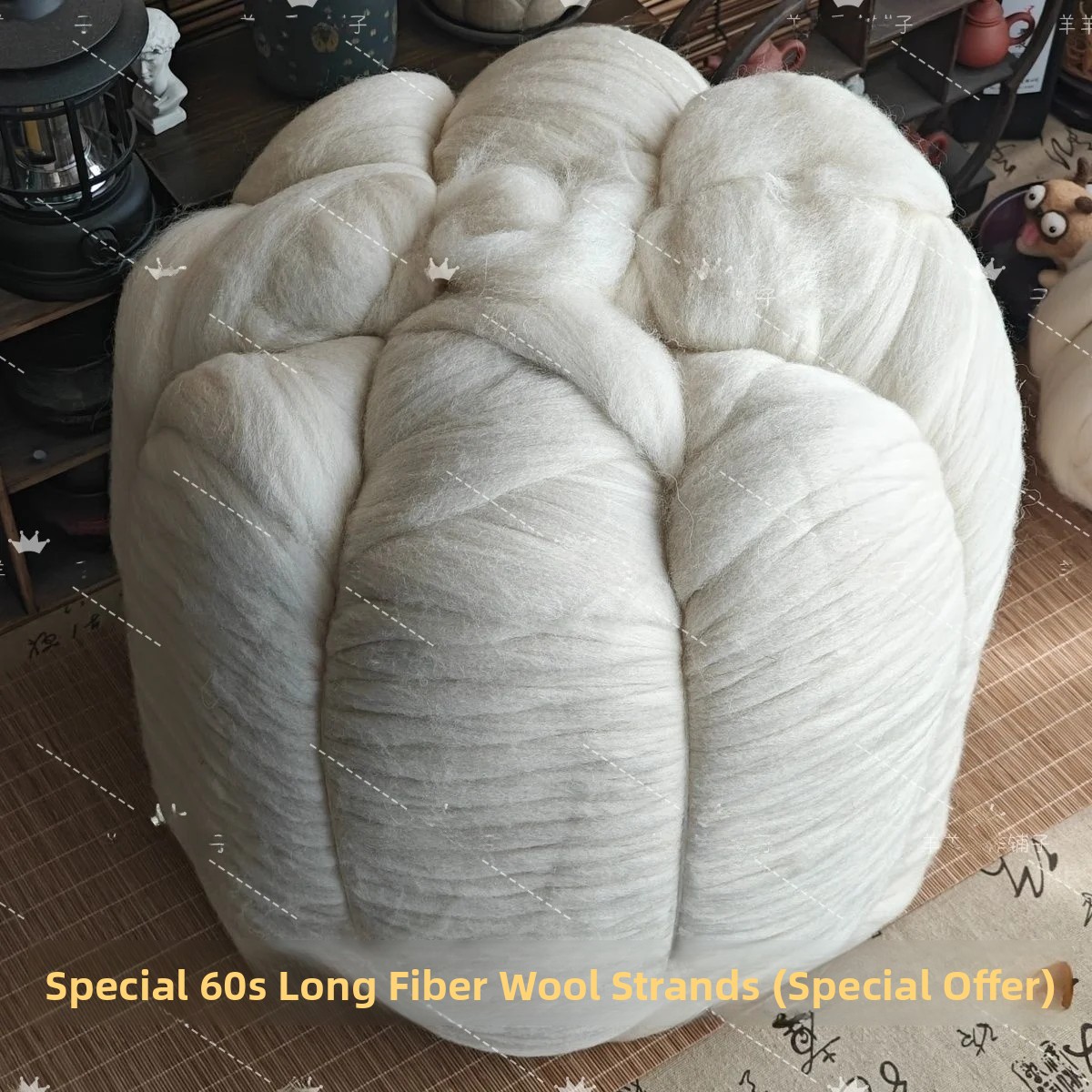 手作りウールフェルトベースウールストリップDIY詰め物ウール - Home Textiles & Decorations のレビューと価格
