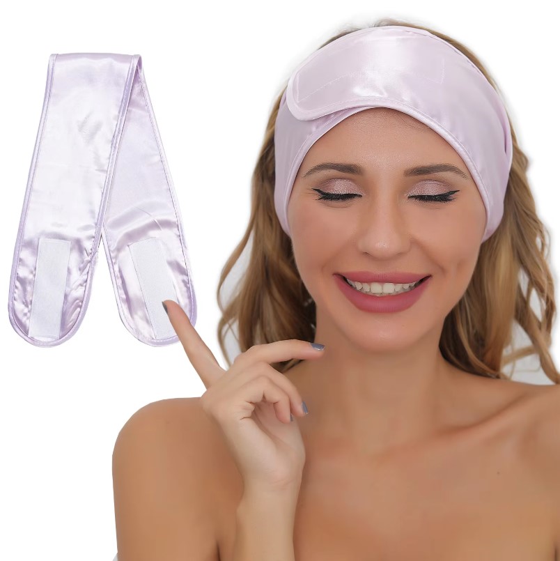 女性用、シルクのような滑らかなサテン素材の、サイズ調整可能な - Home Textiles Face Towel のレビューと価格